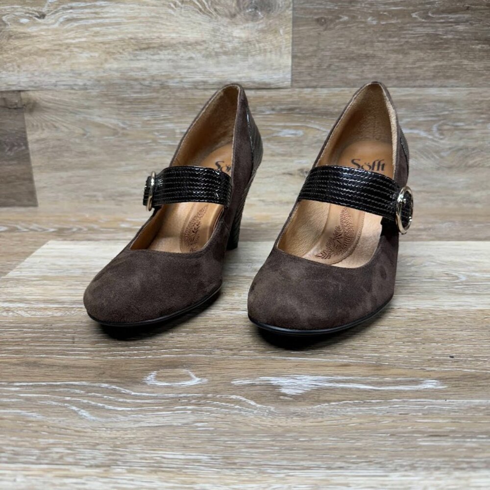 Sofft Florence Mary Jane Suede Pumps Women's Size 8.5